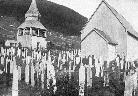 Åre kyrka runt sekelskifte 18/1900, Jämtland